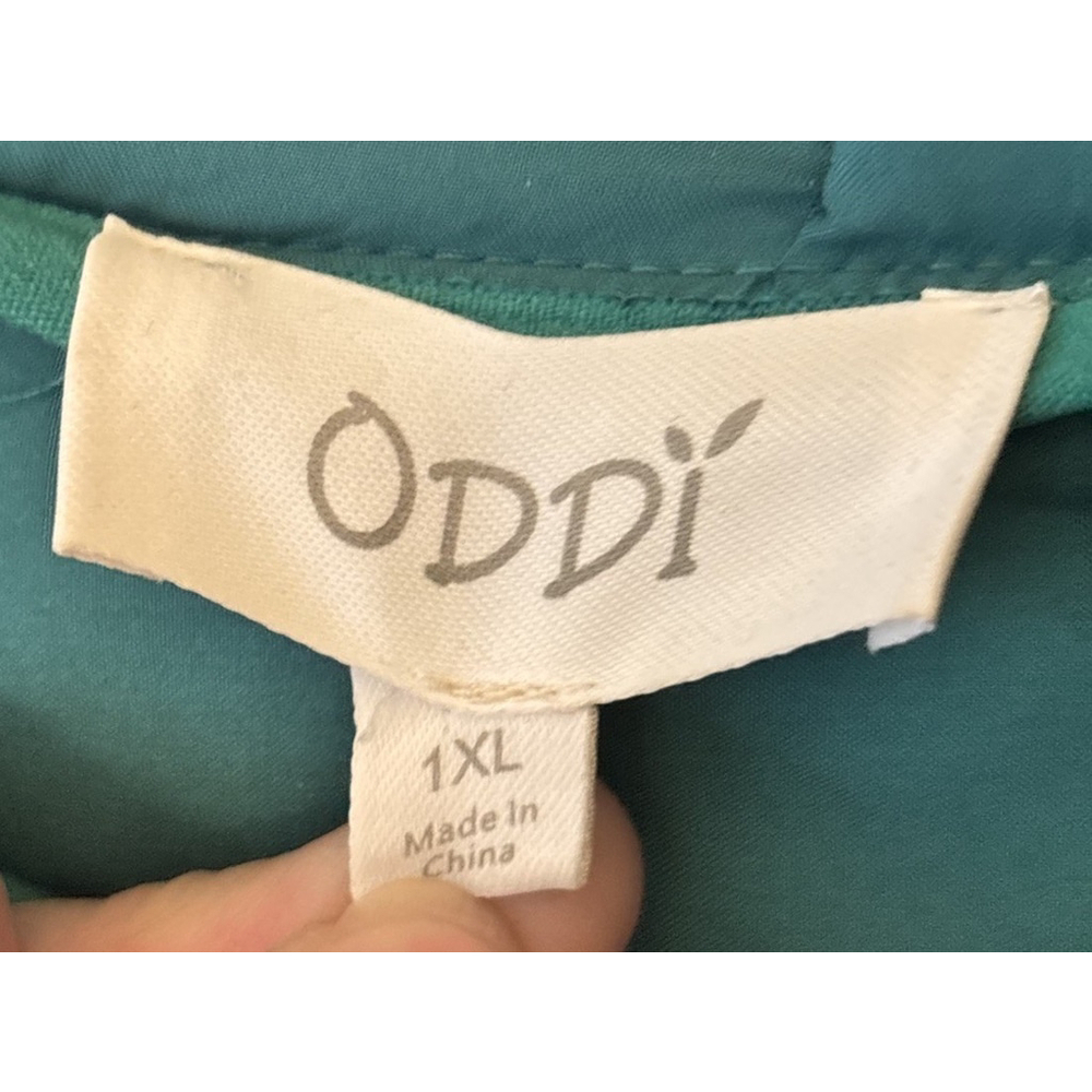 ODDI Teal Quilted Puffer Jacket Women’s 1XL - Picture 9 of 10